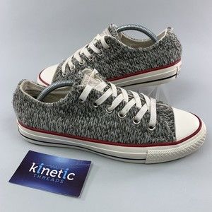 Converse CT All Star Womens Sz 7 Woven Knit Yarn Low Top Sneakers Shoes 545062C